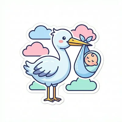 Baby Stork